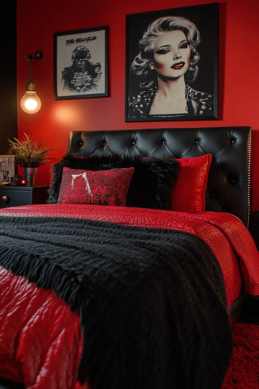retro bedroom