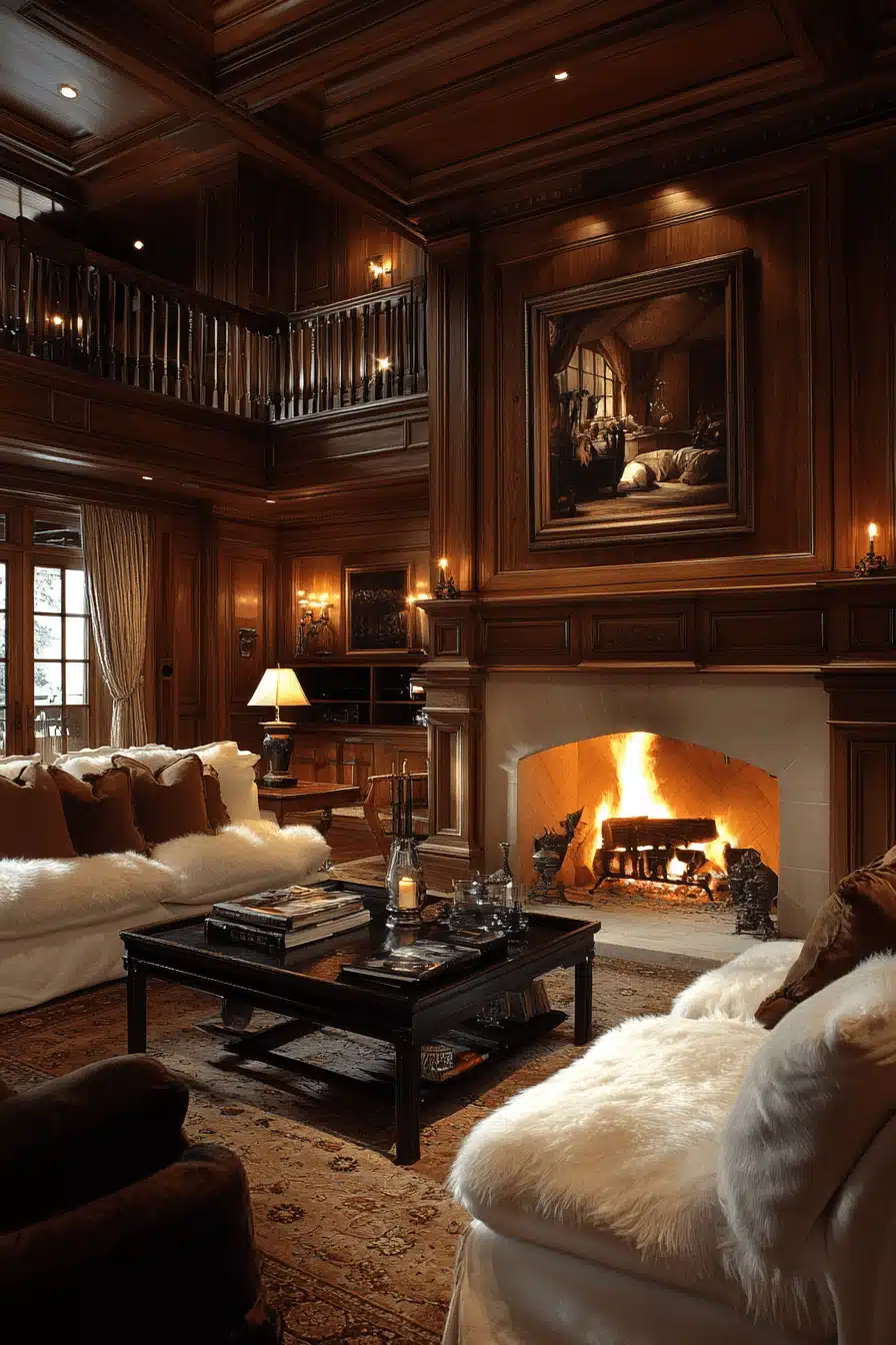 cozy winter cabin aesthetic
