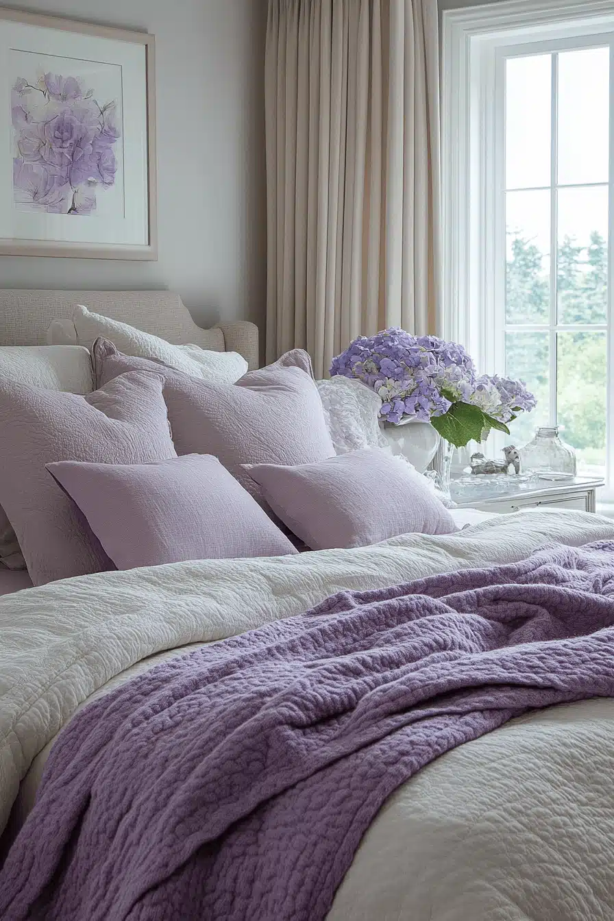 Soft Lavender Bedroom