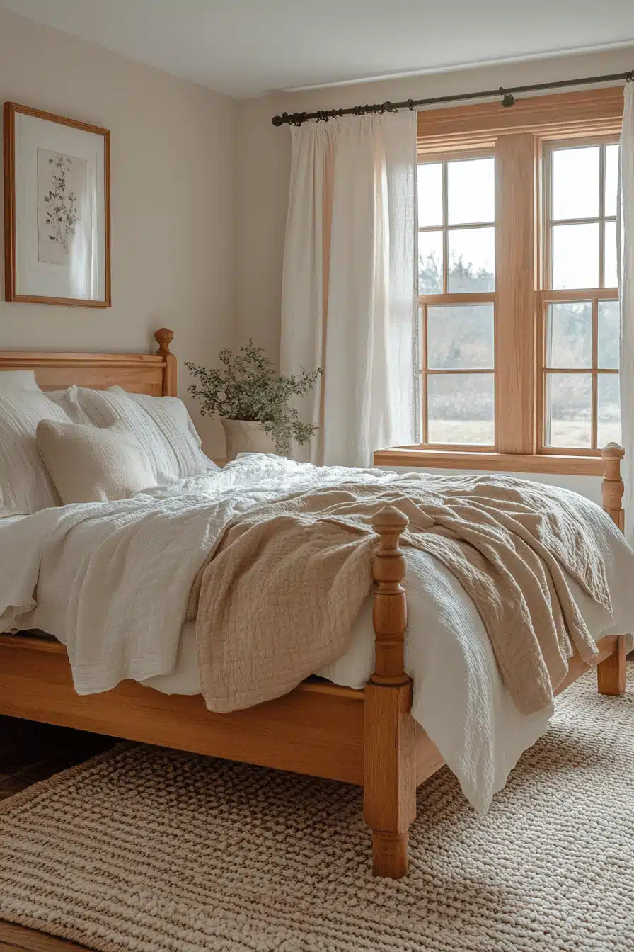 minimalistic vintage bedroom ideas
