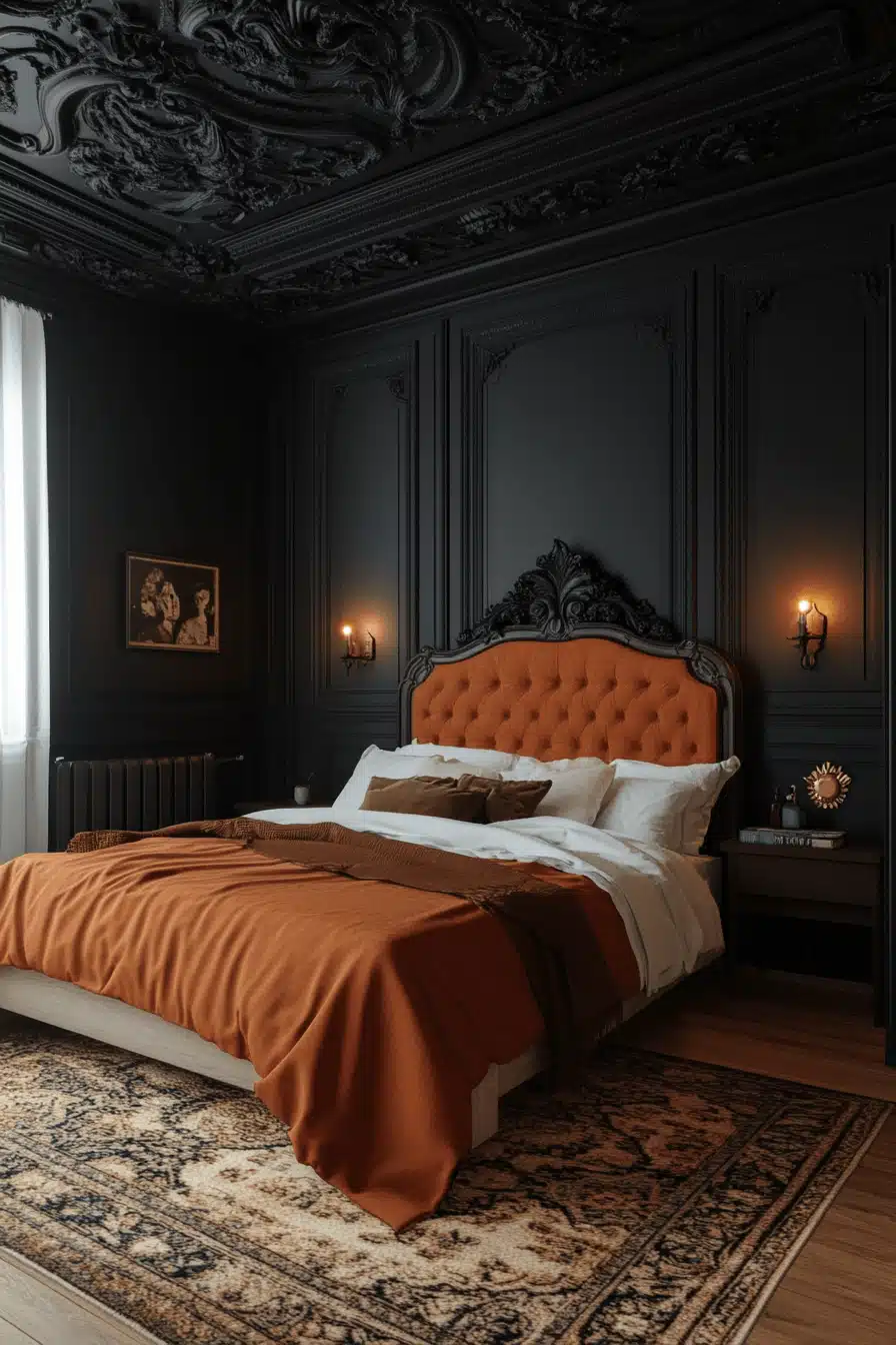 minimalistic vintage bedroom ideas