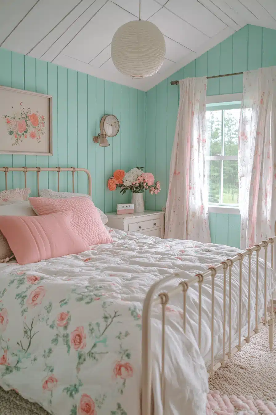 retro bedroom