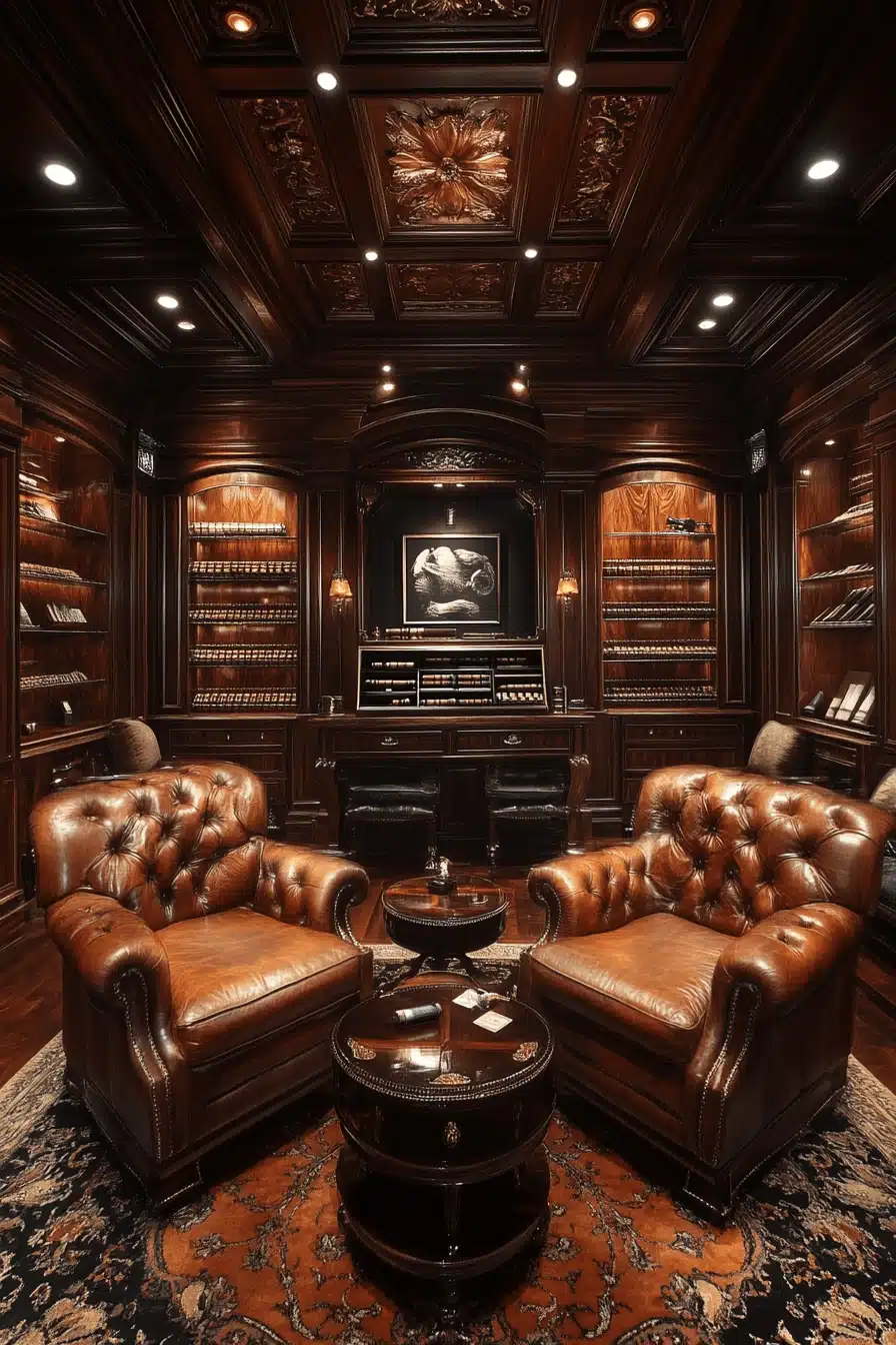 Classy man cave