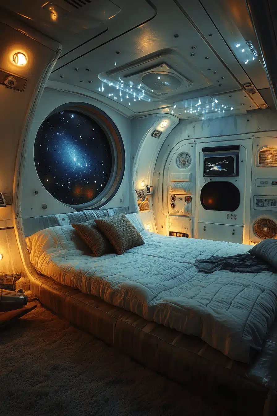 retro bedroom