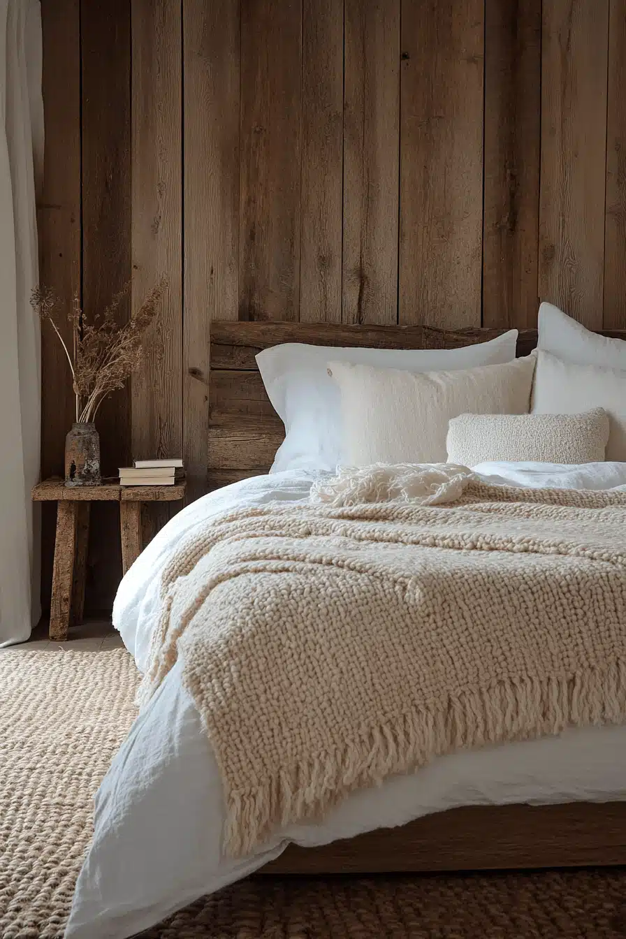 cozy neutral bedroom