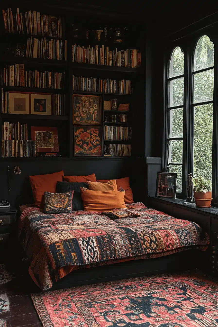 retro bedroom