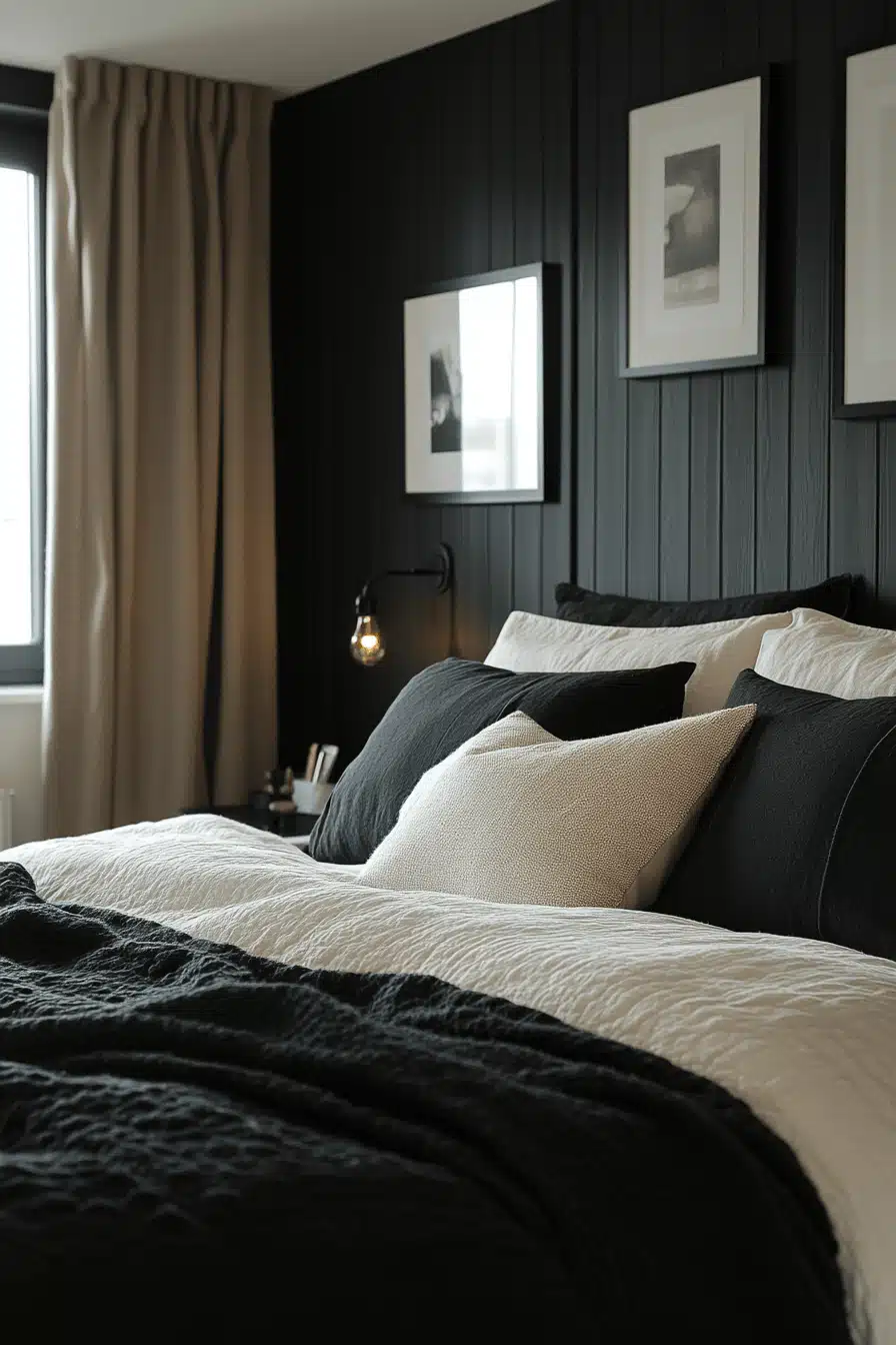 minimalistic bedroom ideas dark