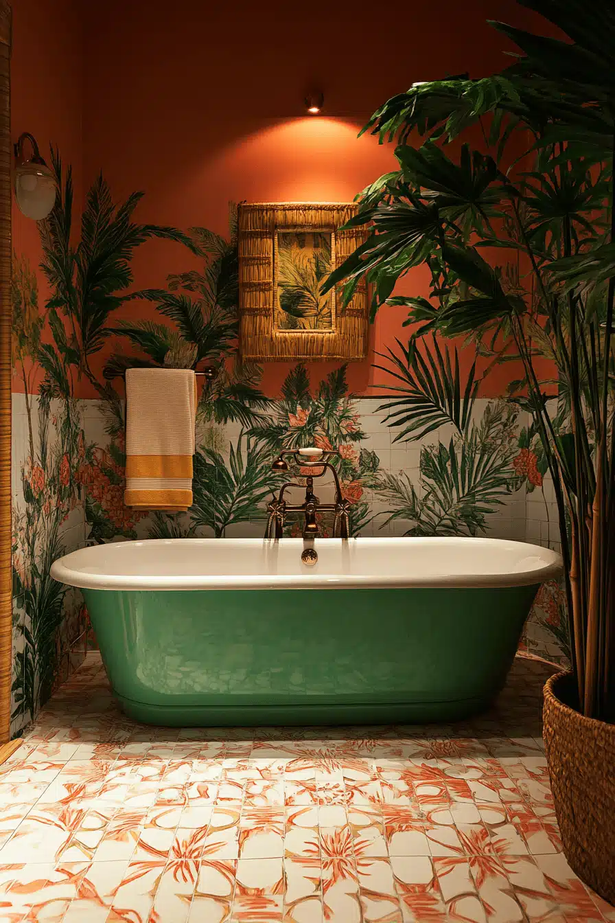 retro bathrooms