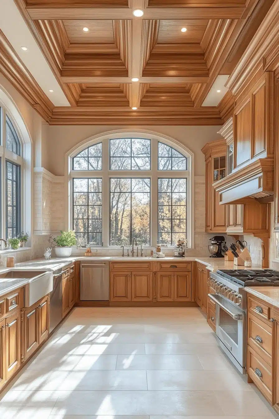 honey oak kitchen cabinets