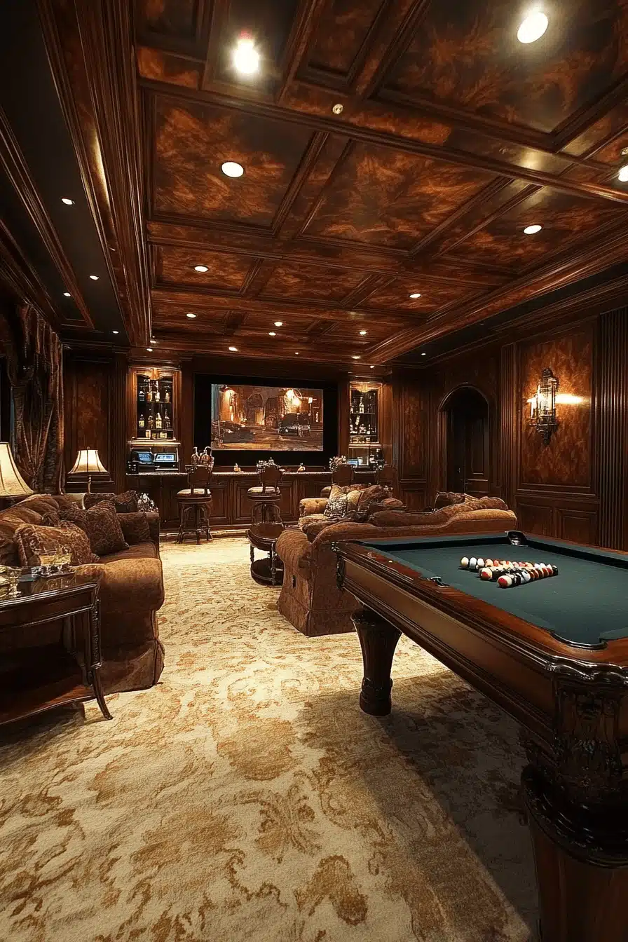 Classy man cave