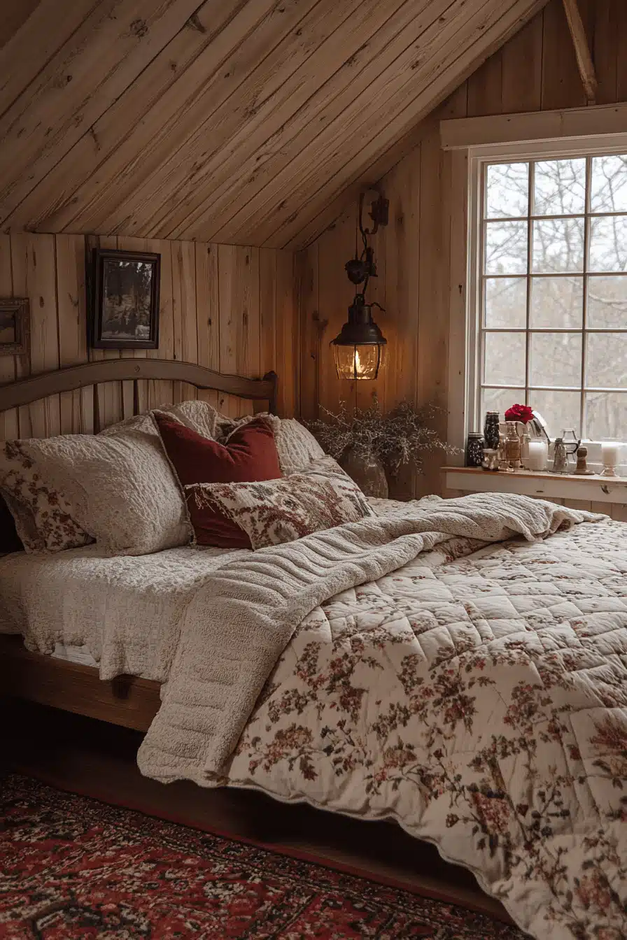 cozy winter cabin aesthetic