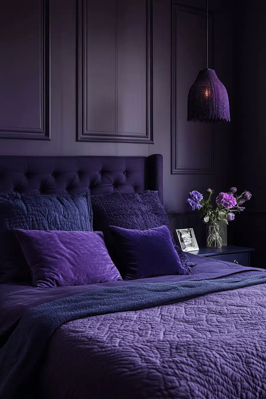 minimalistic bedroom ideas dark