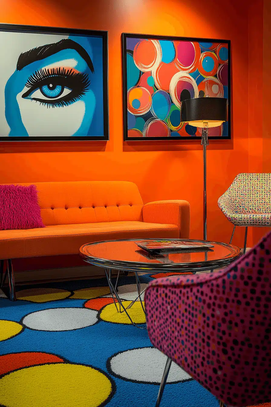 retro living rooms