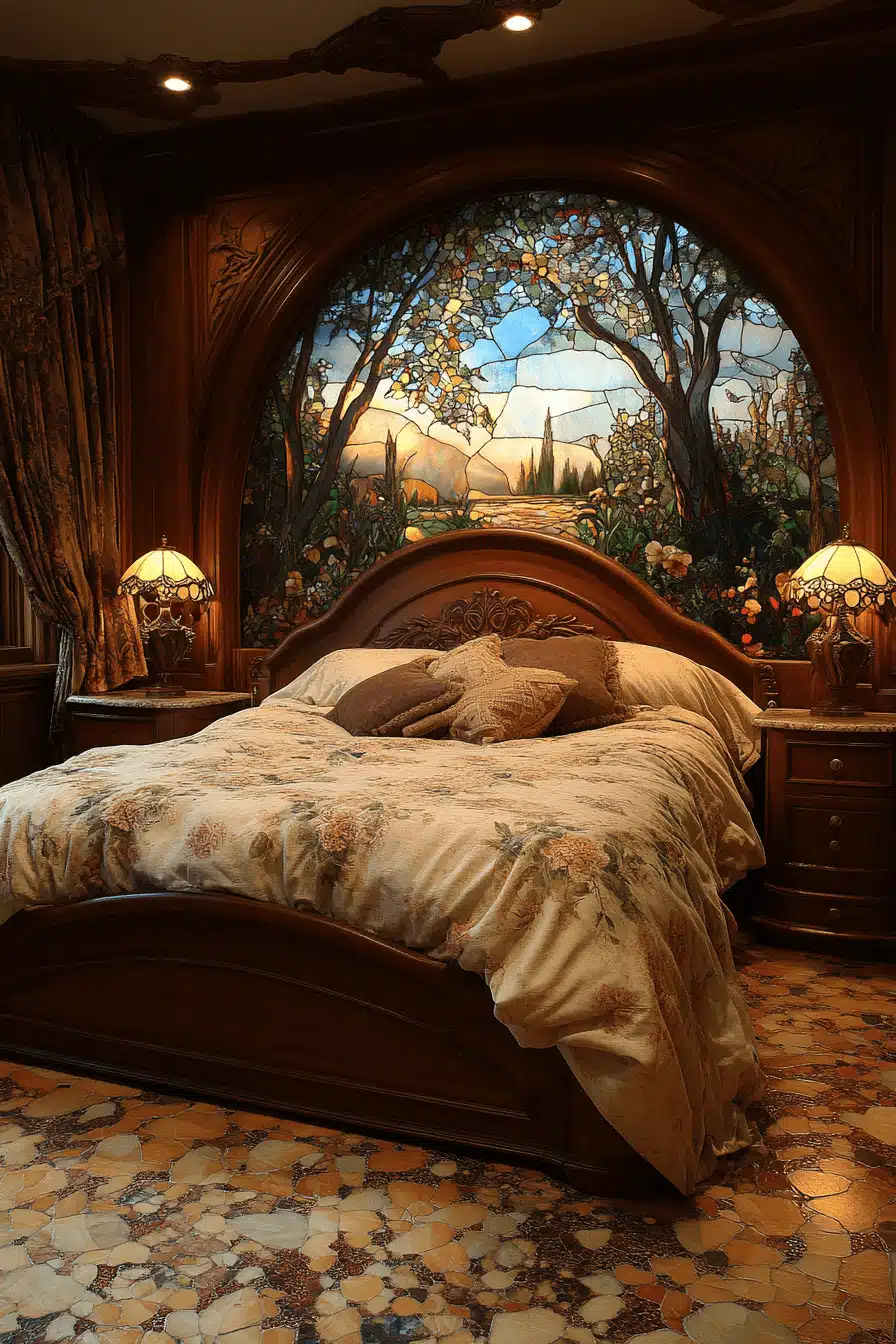 retro bedroom