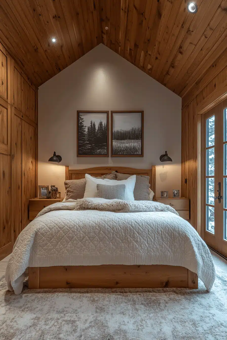 minimalistic vintage bedroom ideas