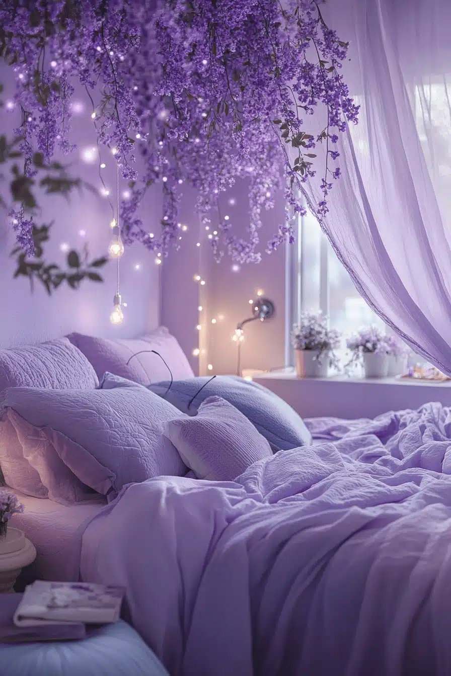Soft Lavender Bedroom
