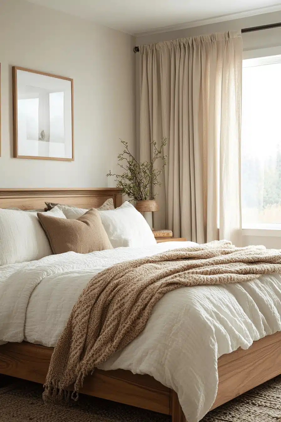 minimalistic vintage bedroom ideas