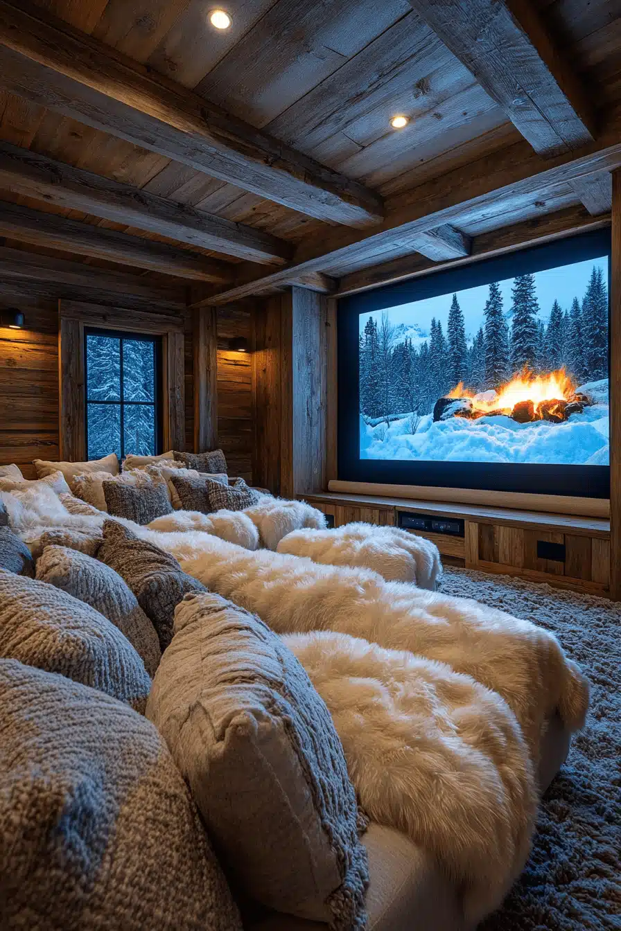 cozy winter cabin aesthetic