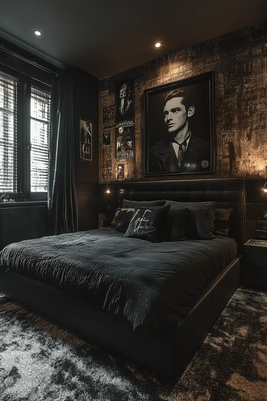 retro bedroom