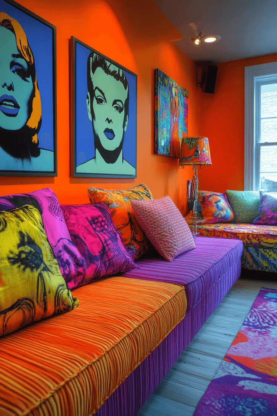 retro living rooms