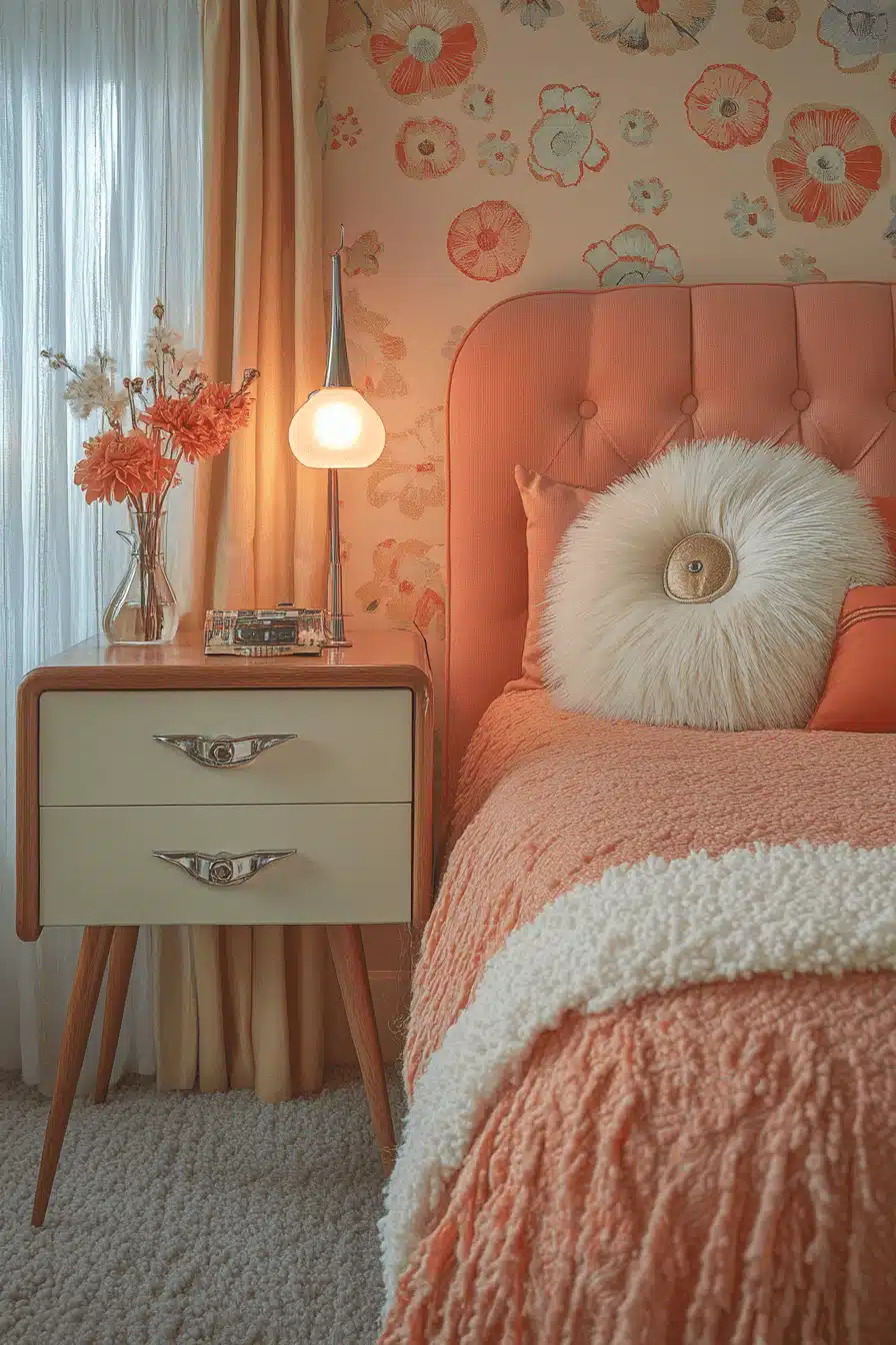 retro bedroom