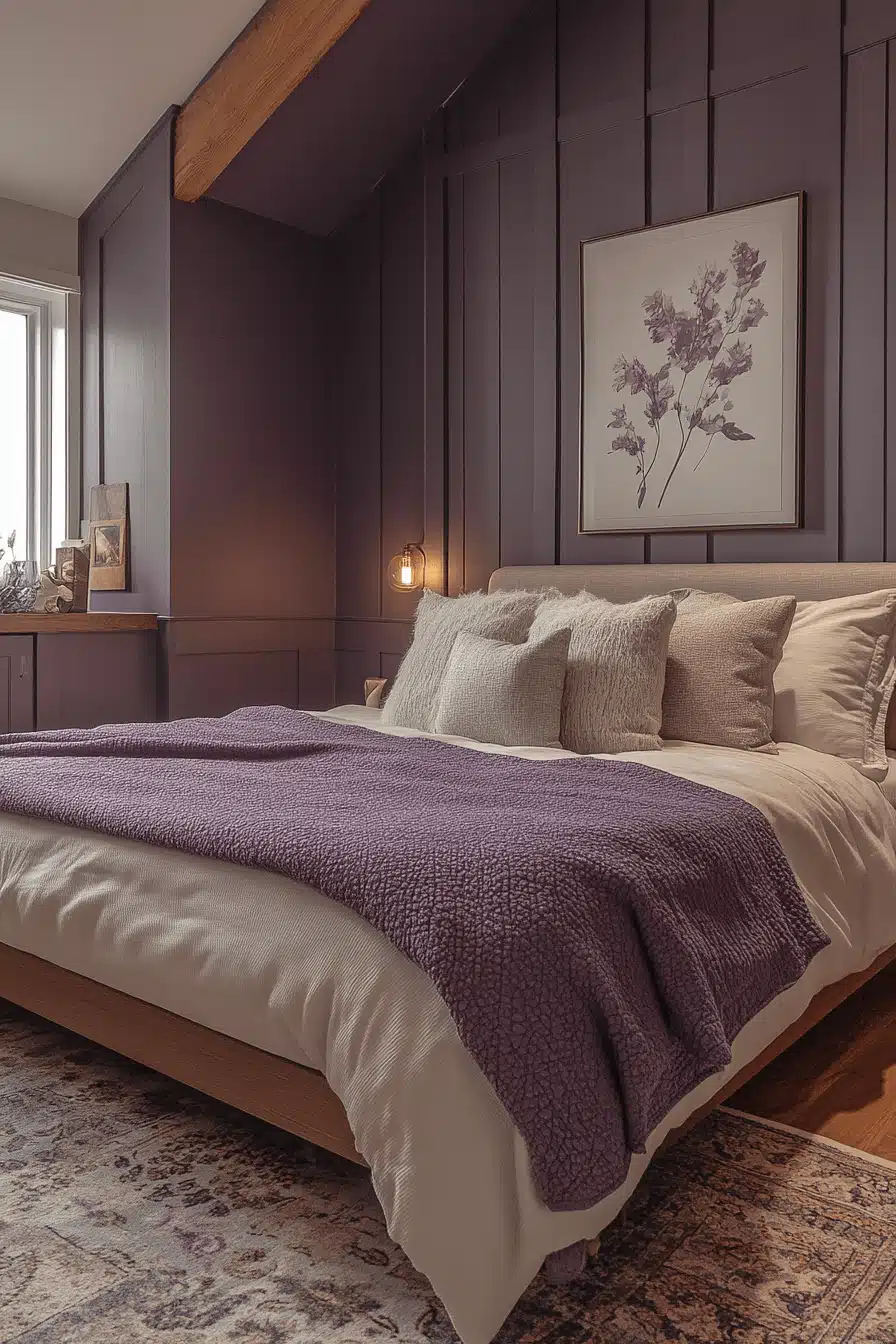 Soft Lavender Bedroom