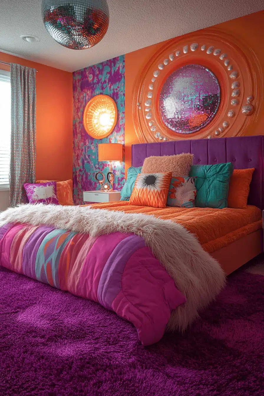 retro bedroom