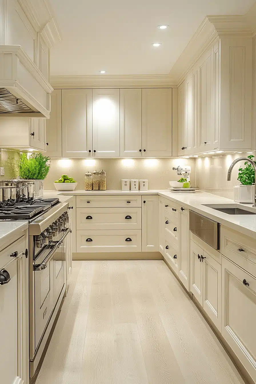 antique white kitchen cabinets
