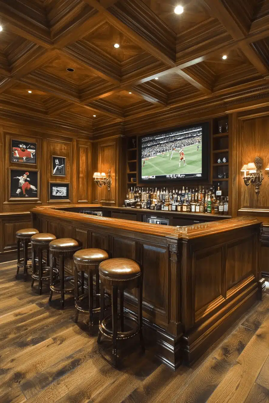 Classy man cave