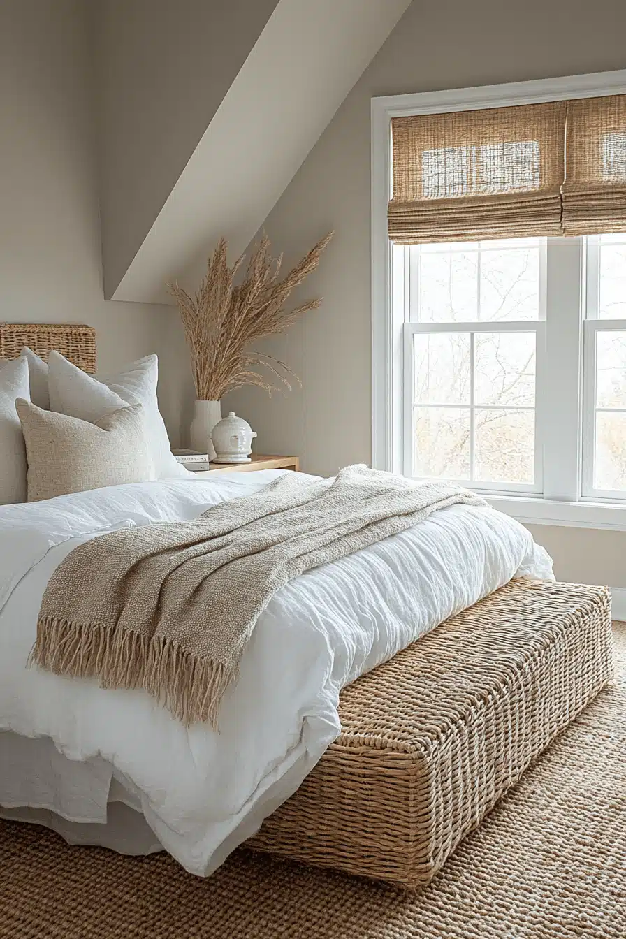 cozy neutral bedroom