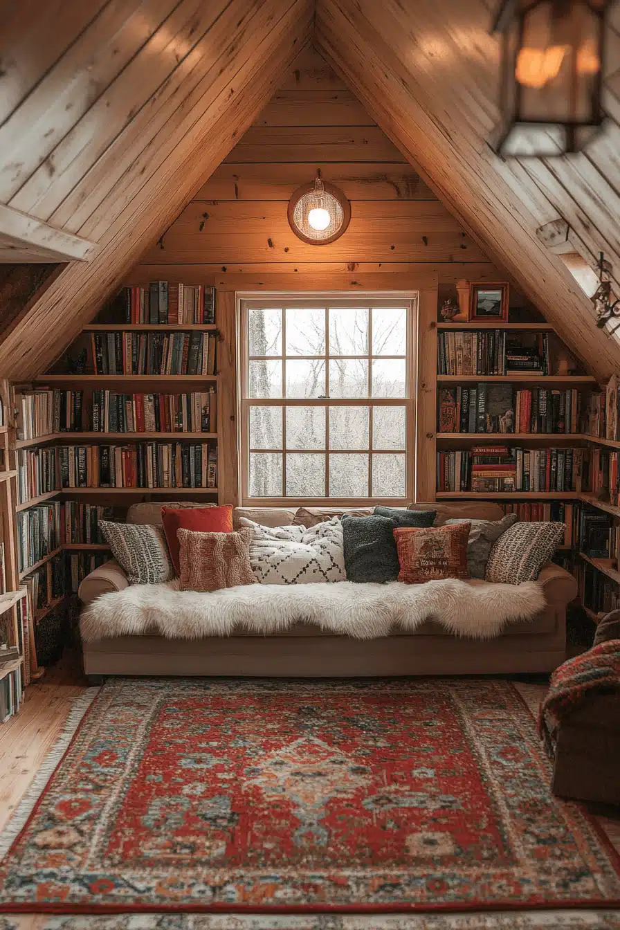 cozy winter cabin aesthetic