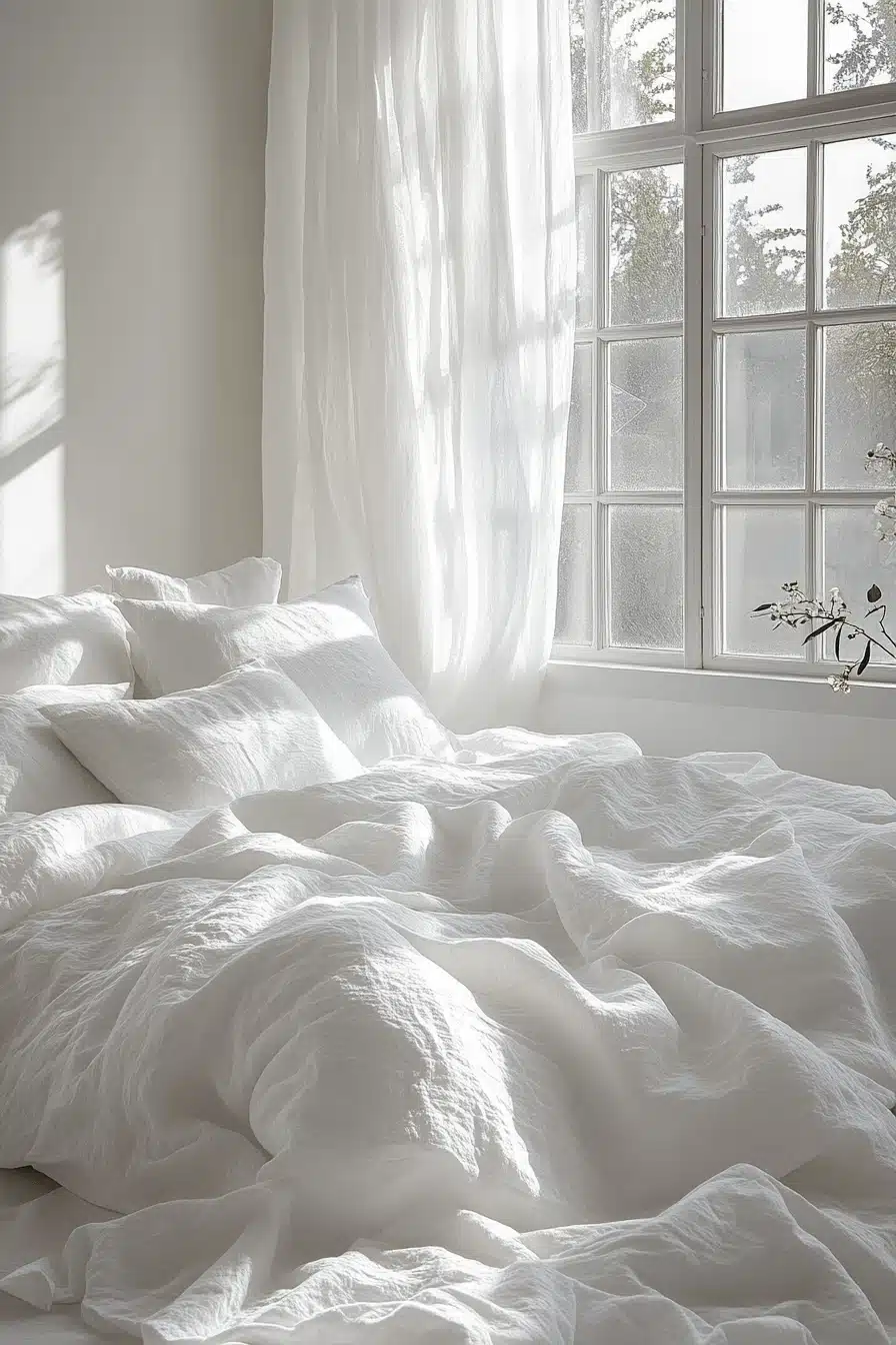 cozy neutral bedroom