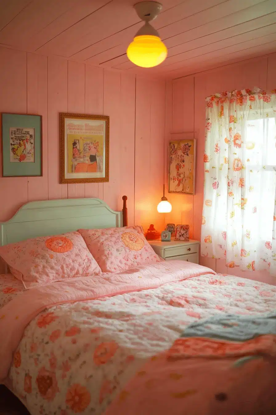 minimalistic vintage bedroom ideas
