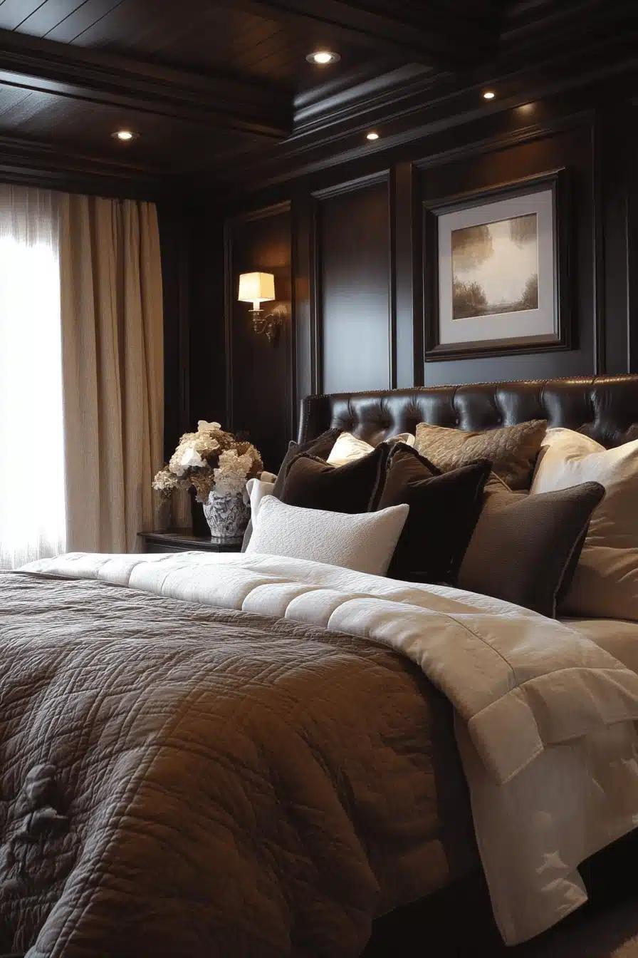 minimalistic bedroom ideas dark