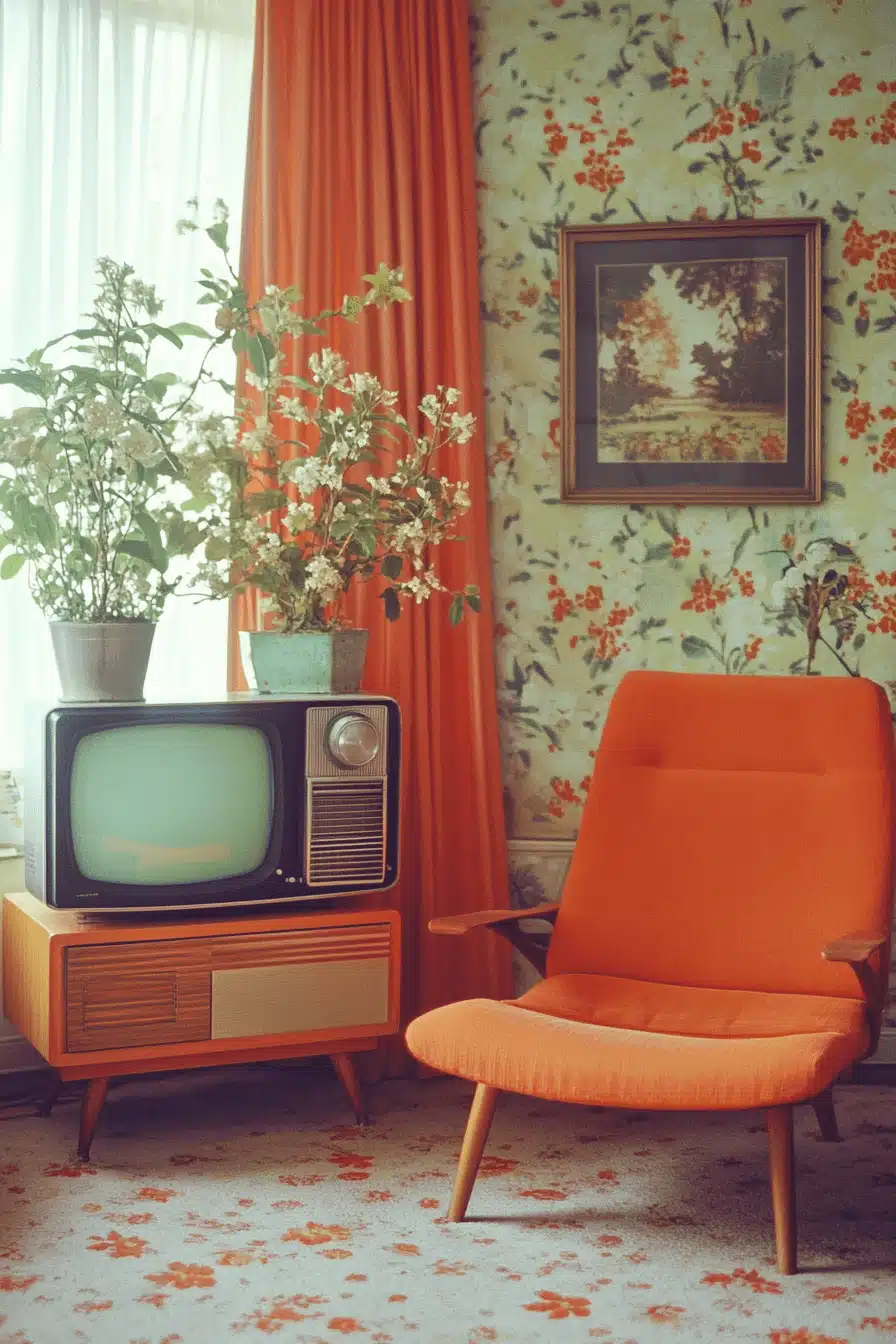 retro living rooms