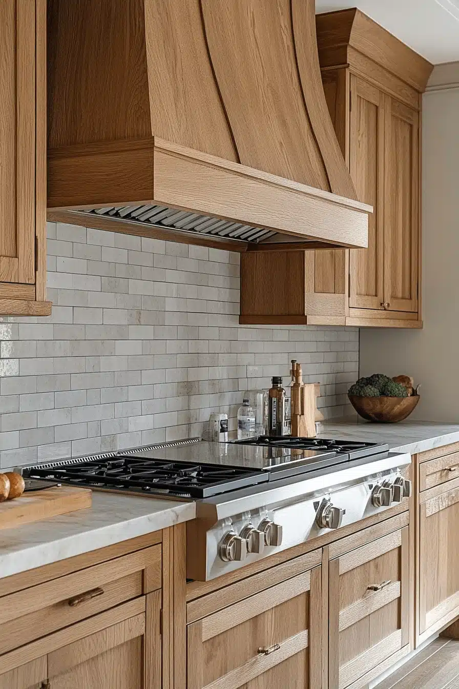 honey oak kitchen cabinets
