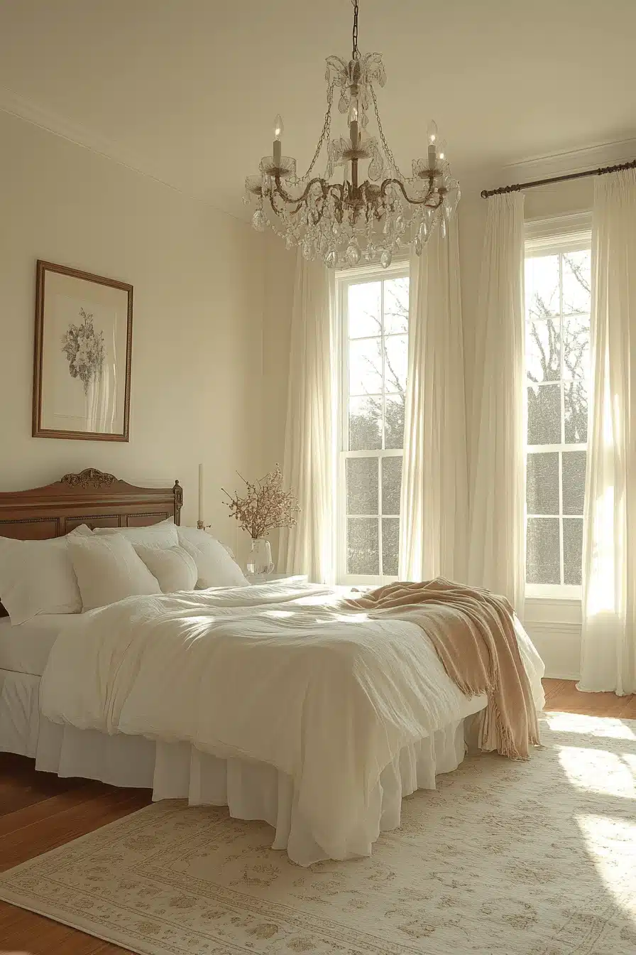 minimalistic vintage bedroom ideas