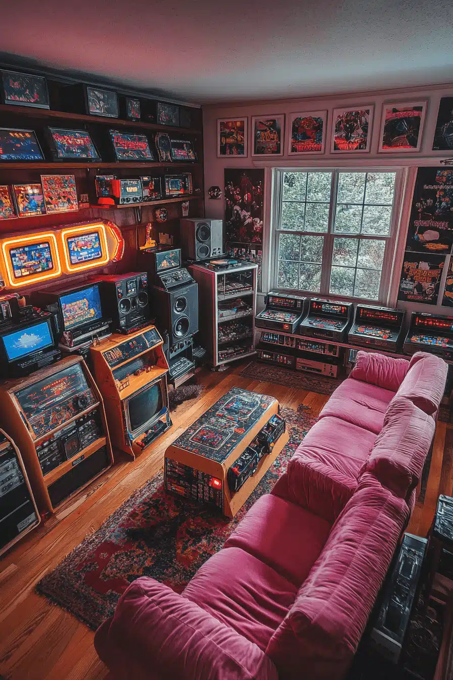 retro living rooms