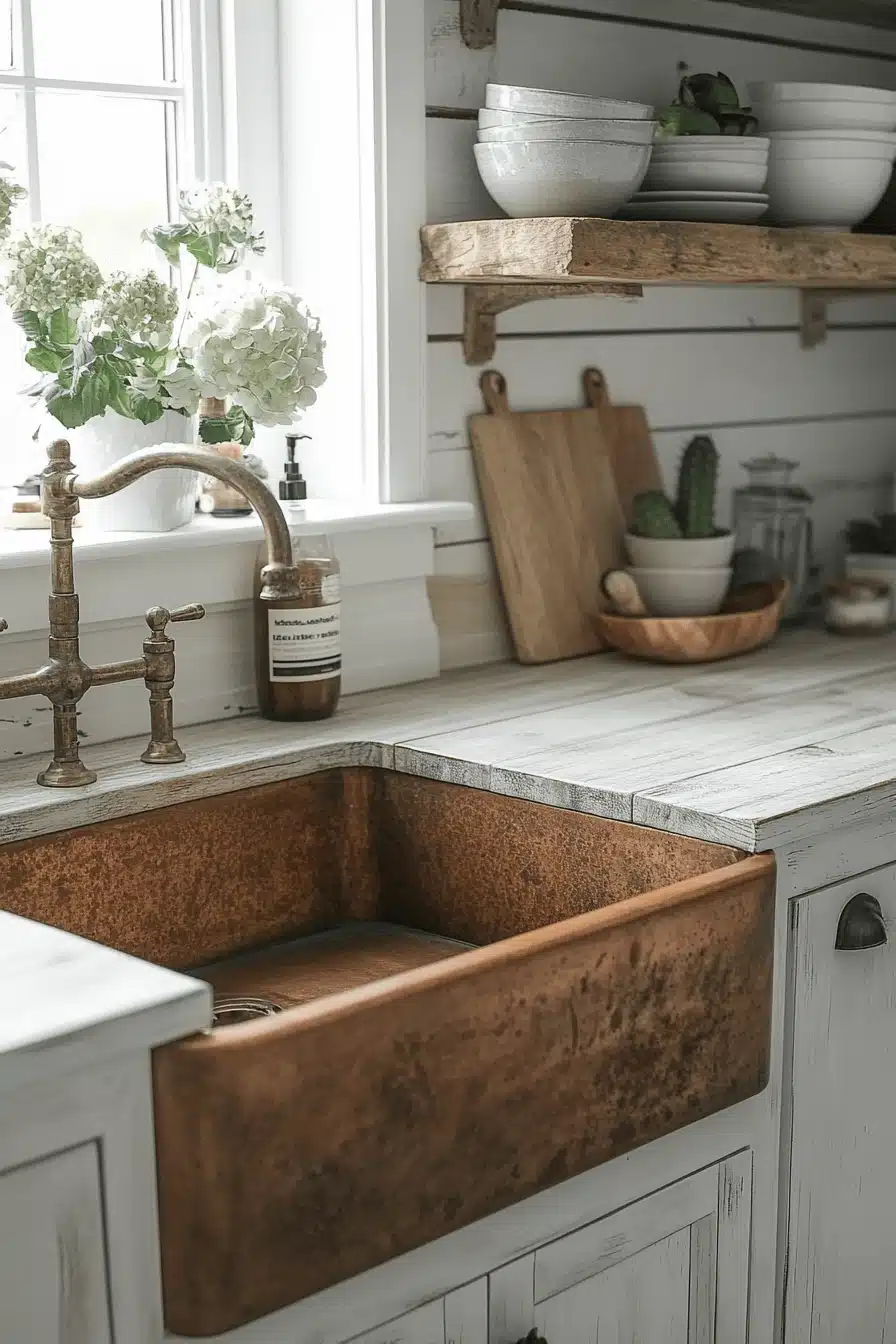 off white kitchen cabinets