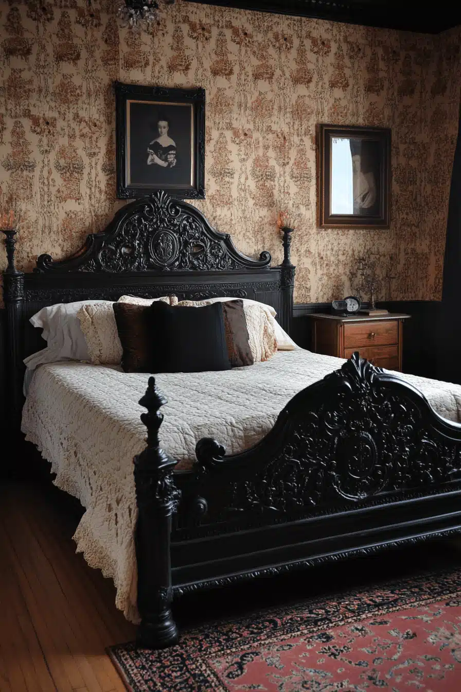 minimalistic vintage bedroom ideas