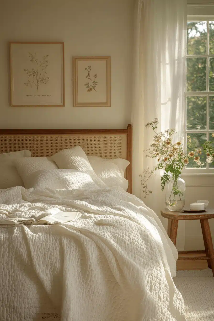 cozy neutral bedroom