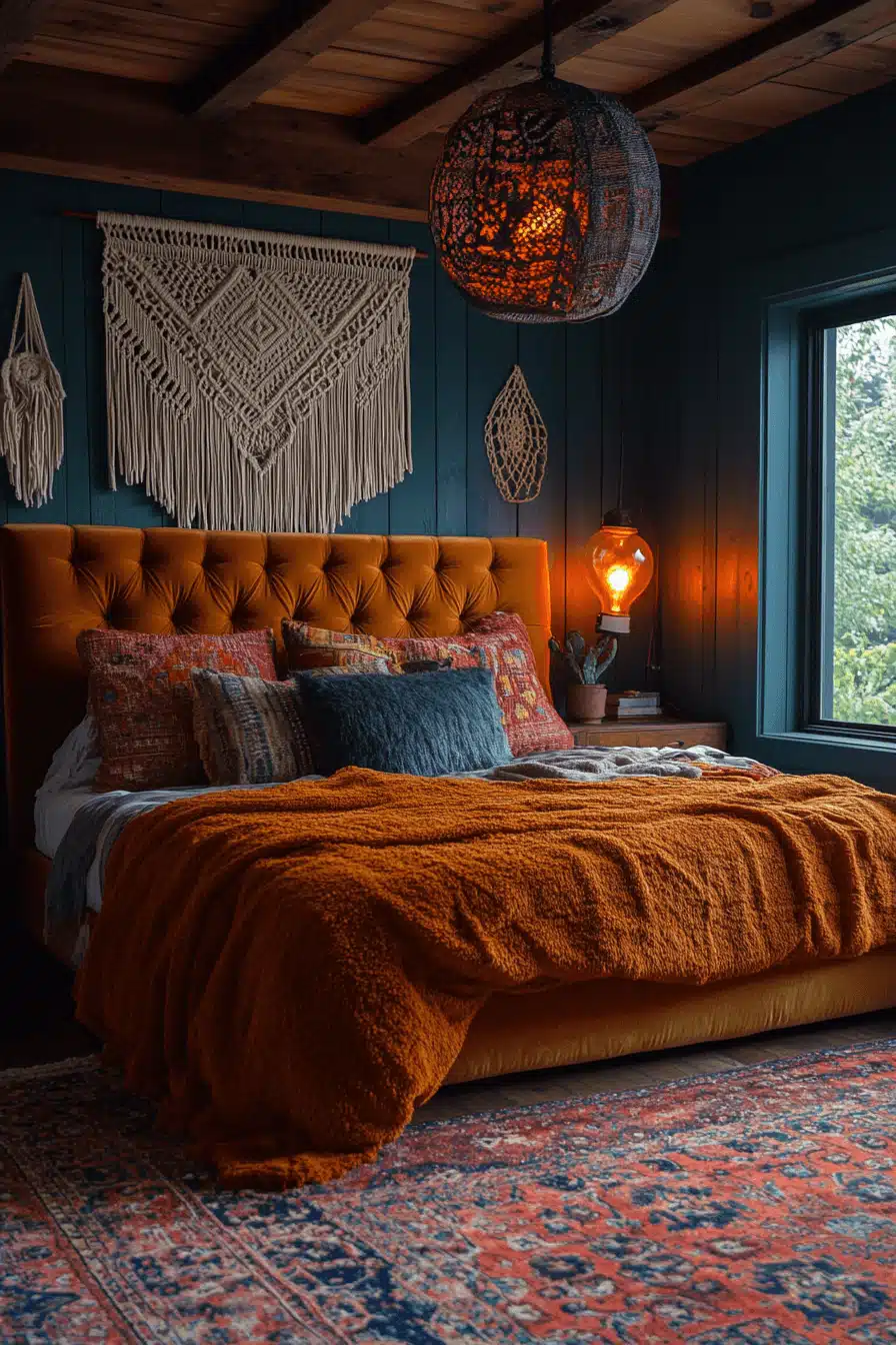 retro bedroom