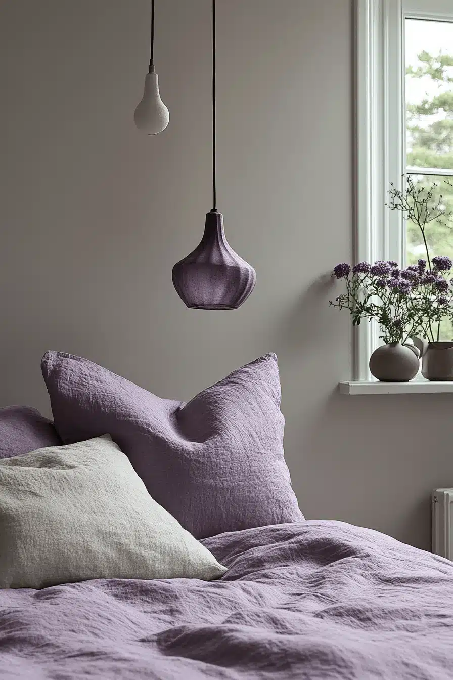 Soft Lavender Bedroom