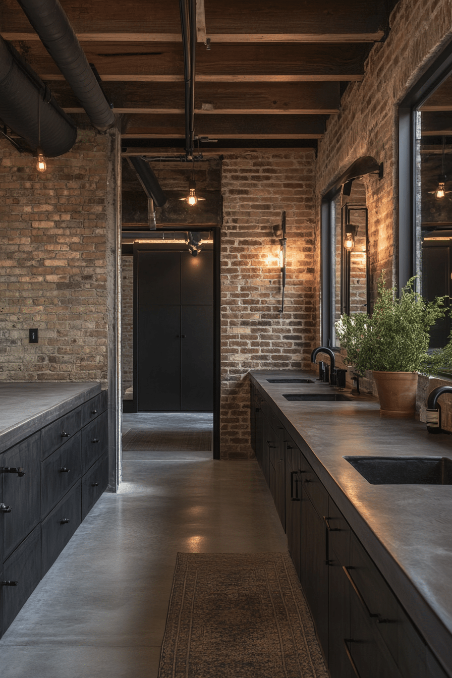 Industrial restroom