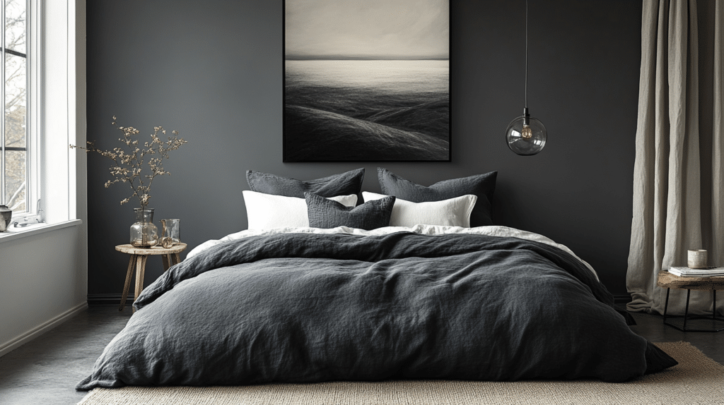 grey bedroom decor