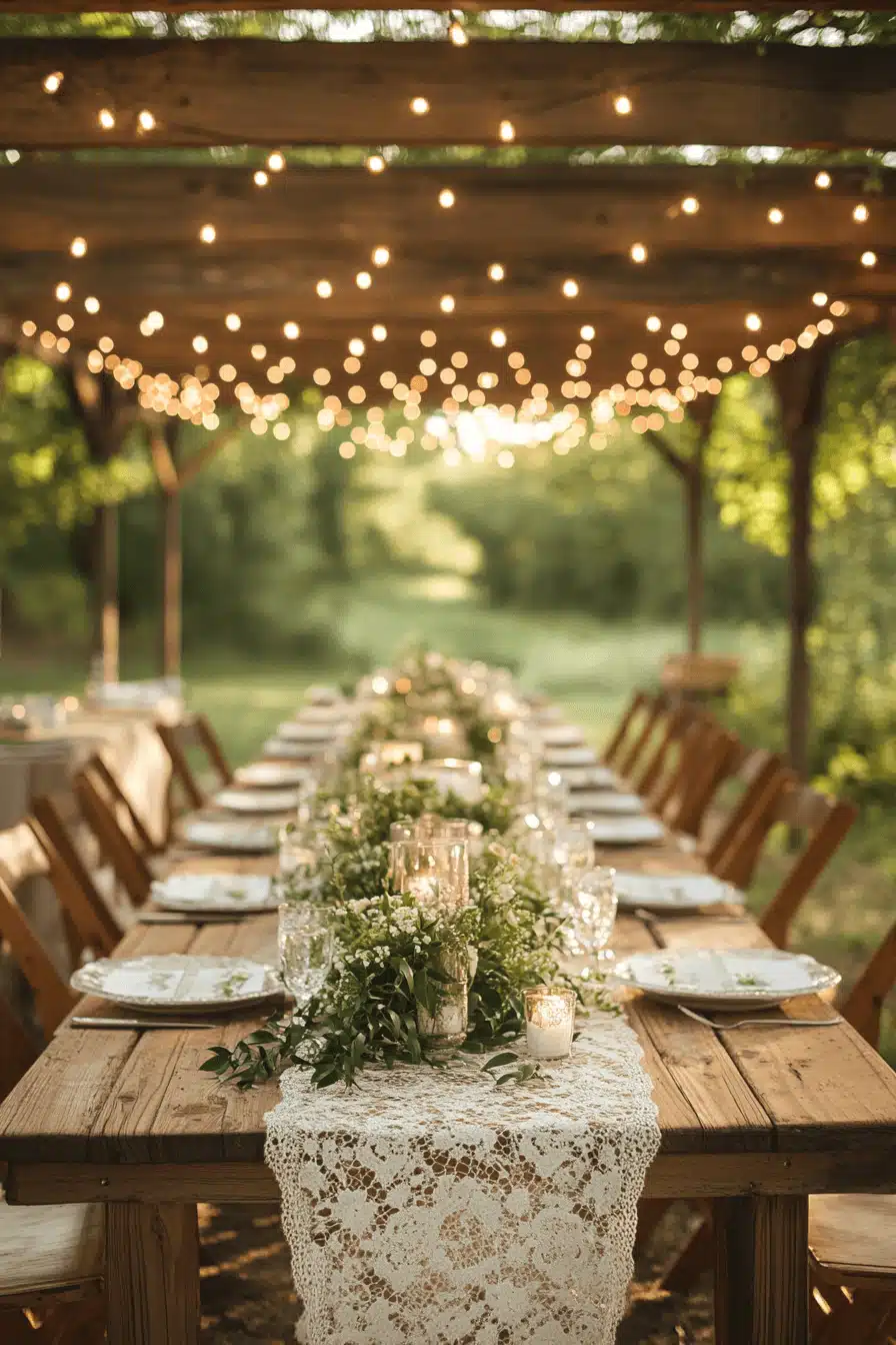 boho rustic wedding decor