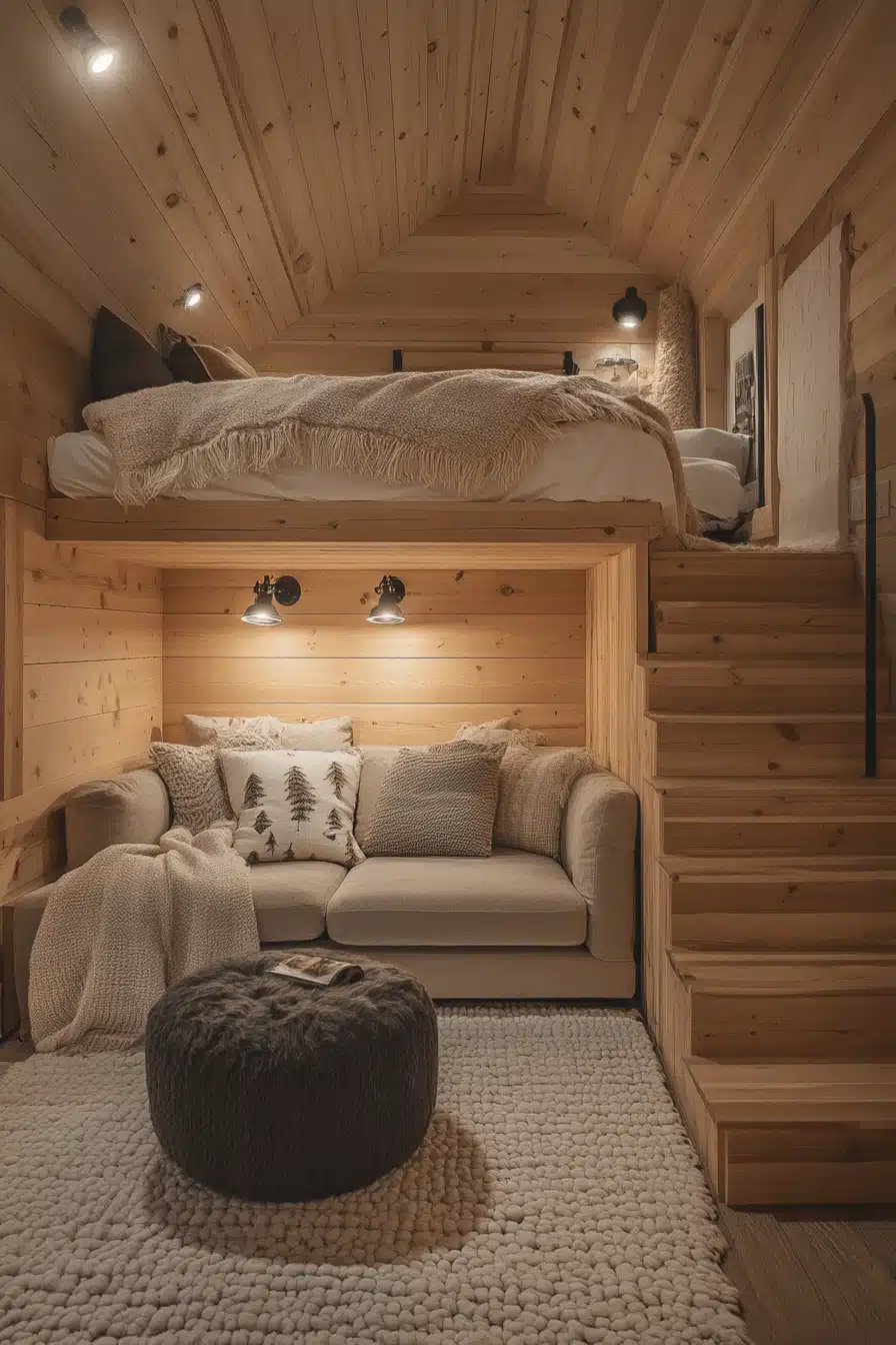 Tiny Cabins Interiors