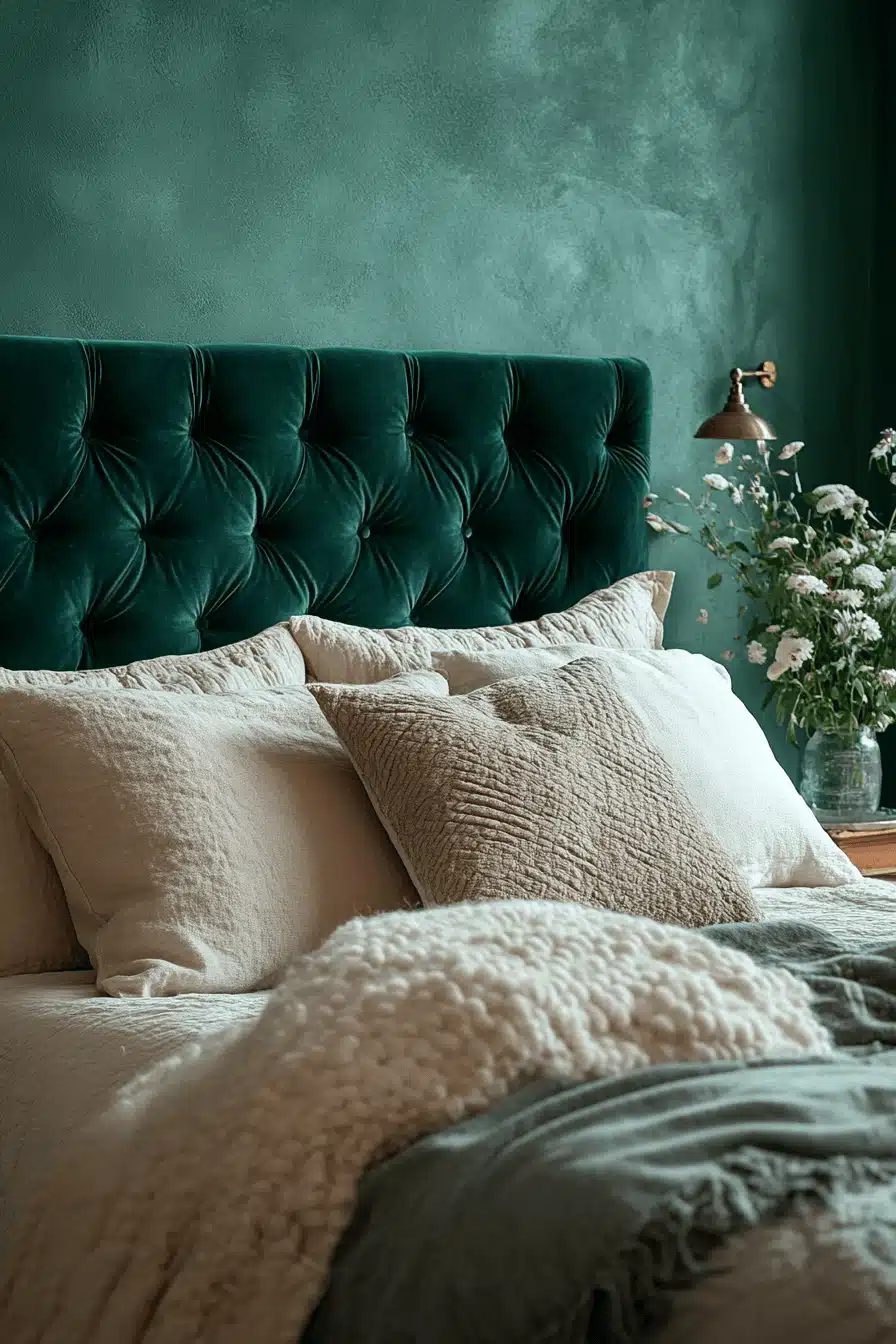 moody bedroom
