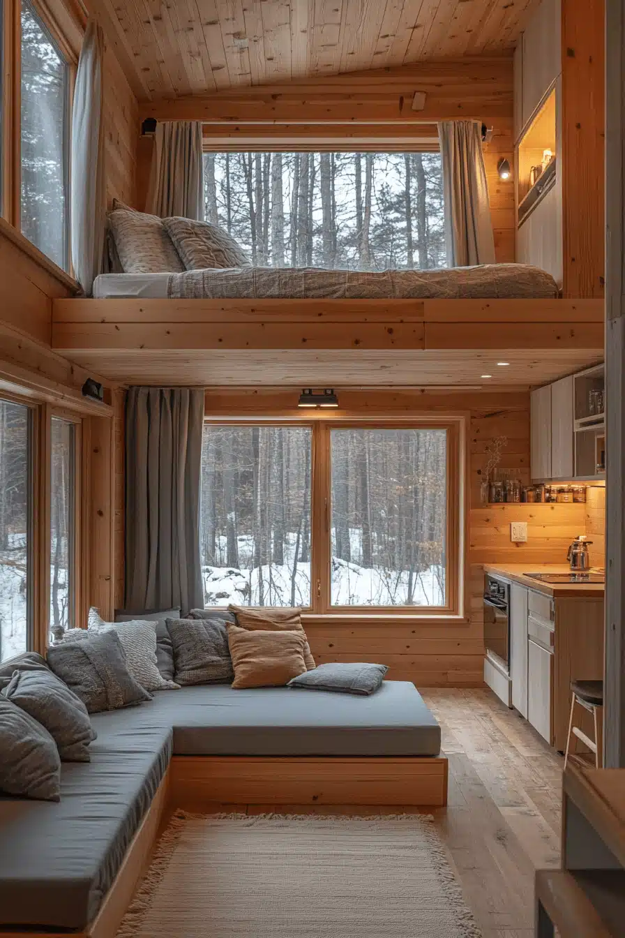 Tiny Cabins Interiors