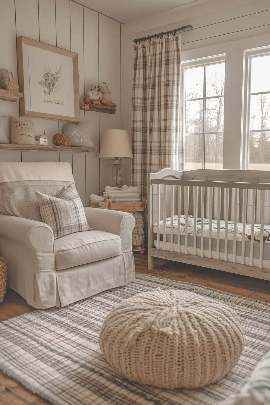 Rustic Farmhouse Baby Room